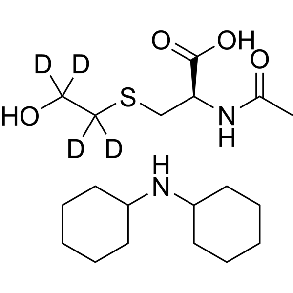 N-Acetyl-S-(2-hydroxyethyl)-L-cysteine-d4 dicyclohexylamine 1331894-57-5